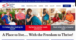 Desktop Screenshot of freedomvillageorangecounty.org